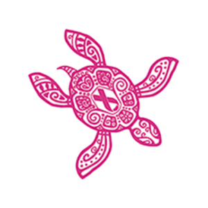 PINK TURTLE WITH PINK RIBBON