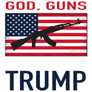 GOD GUNS TRUMP FLAG