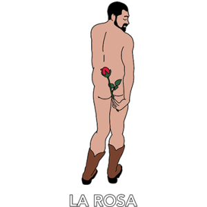 LA ROSA - MAN HOLDING ROSE