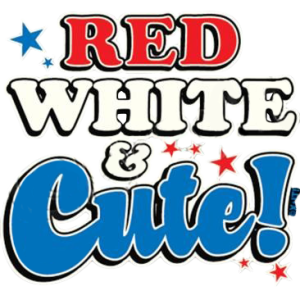 RED WHITE & CUTE