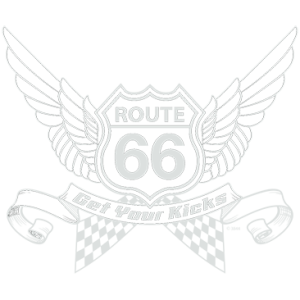 *ROUTE 66 WINGS WHITE