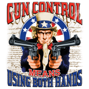 GUN CONTROL USING BOTH HANDS