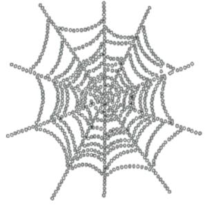 SPIDER WEB RHINESTONE
