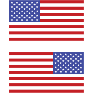 FLAG SLEEVE - PKT -(2) TWO PARTS -LEFT & RIGHT FACING FLAG