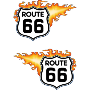 Route 66 - 2 PARTS - LEFT AND RIGHT