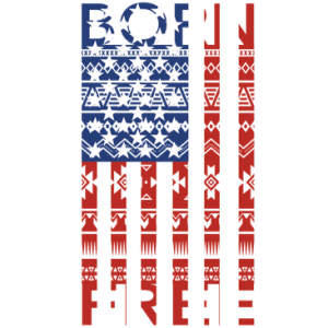 BORN FREE USA FLAG PATRIOTIC