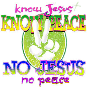 KNOW JESUS PEACE NEON