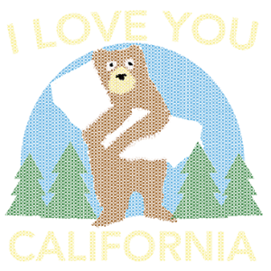 I LOVE YOU CALIFORNIA BEAR