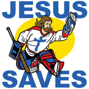 JESUS SAVES GOALIE JESUS