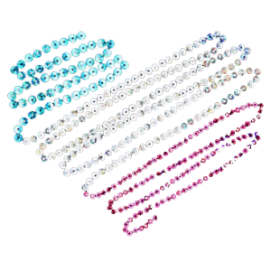LARGE BRUSHED HEART SEQUIN