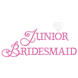 JUNIOR BRIDESMAID RHINESTUDS