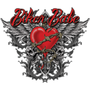 BIKER BABE WINGS WITH HEART