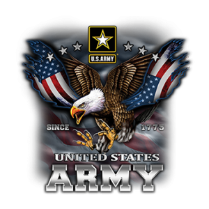 US ARMY EAGLE AND FLAG