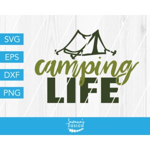 Camping Life Cut File