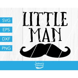 Little Man Mustache Cut File