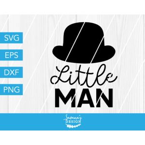 Little Man Top Hat Cut File