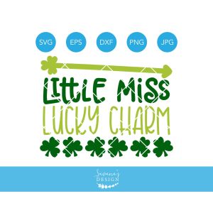 Little Miss Lucky Charm Cut File