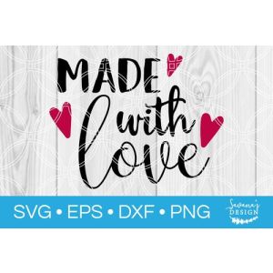 Made With Love Cut File