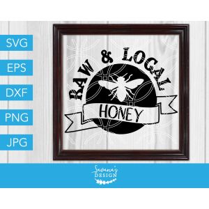 Raw and Local Honey Cut File
