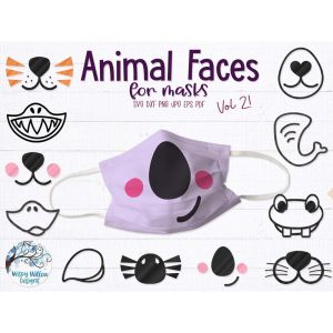 Animal Masks Vol 2 Cut File