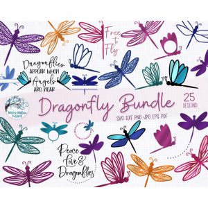 Dragonfly Bundle Cut File