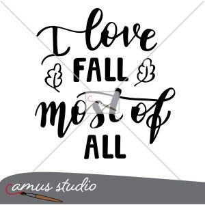 Love Fall Cut File