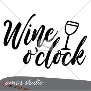 Wine Clock Cut File